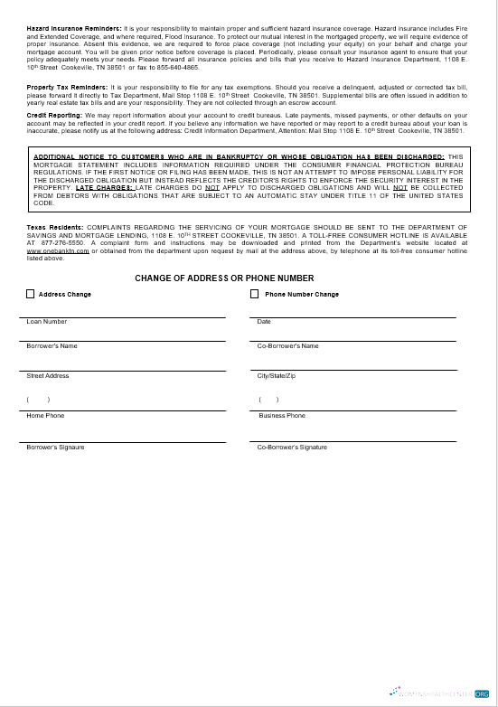 Download USA One bank mortgage statement in Word and PDF formats 3 Photoshop template